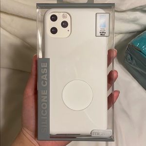 White Silicone IPhone 11 Pro Max Case